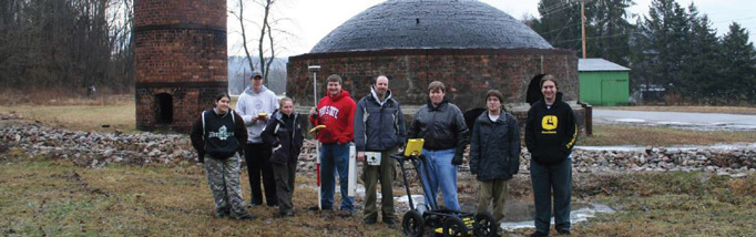 Noggin 500 GPR survey at a late 19th century brick factory