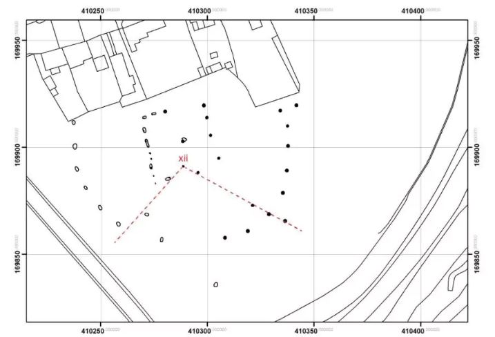 The reconstructed ground plan of the Southern Inner Circle combining the results of the current survey with the 1939 excavation