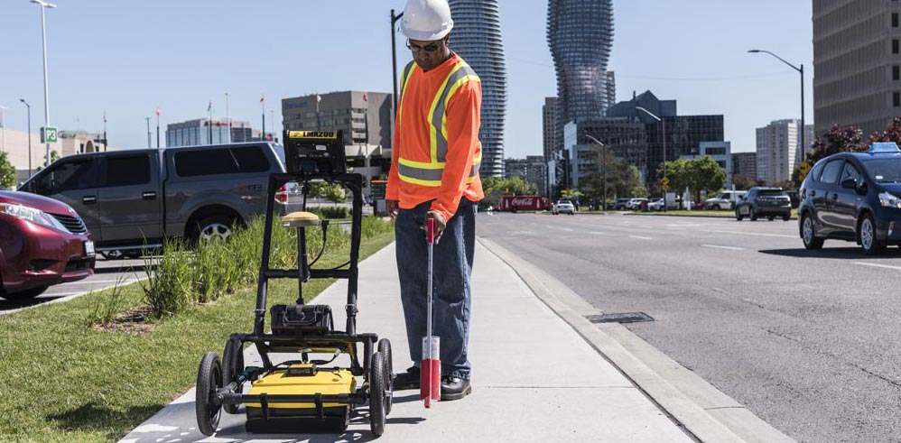 gpr survey to locating sewer