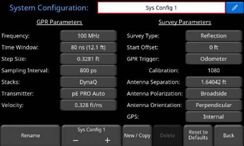 Configure, nombre y guarde fácilmente múltiples configuraciones en el DVL para aumentar la eficiencia en el campo.